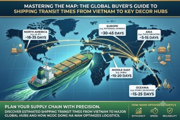 Mastering the Map: The Global Buyers Guide to Shipping Transit Times from Vietnam to Key Decor Hubs